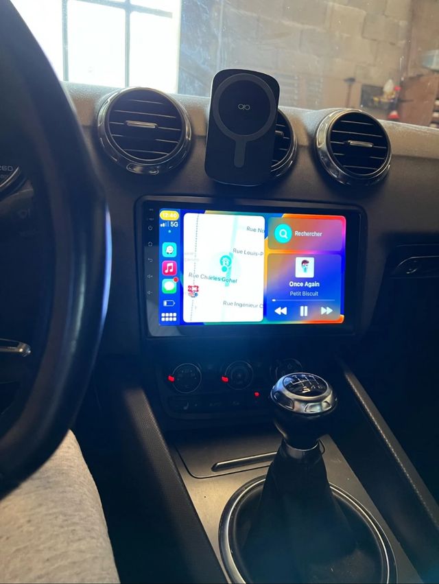 Rádio Android 12 Audi TT com GPS