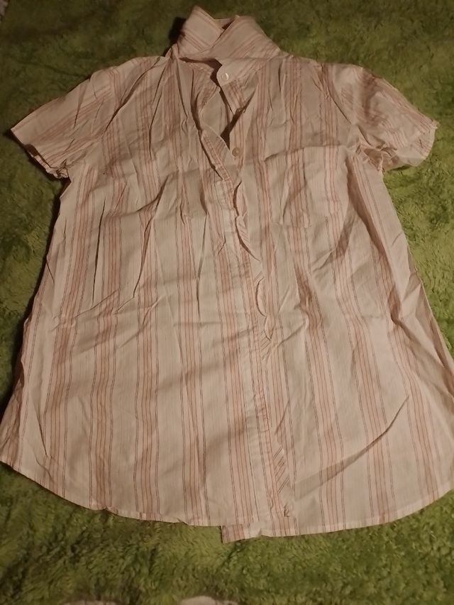 Camisa Benetton,manga corta M