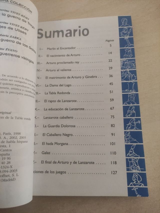 Lanzarote y caballeros Tabla Redonda