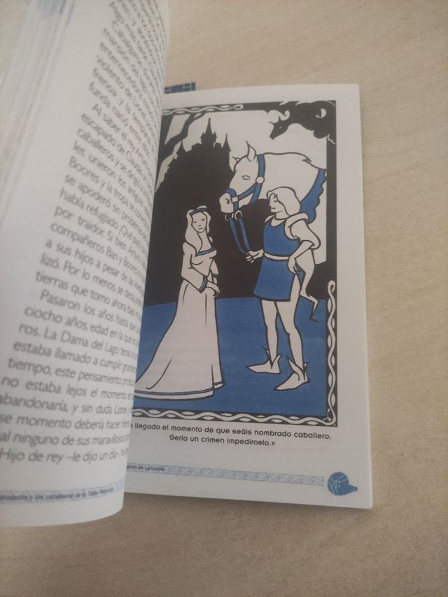 Lanzarote y caballeros Tabla Redonda