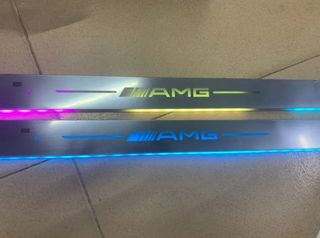 Listones umbral puerta Mercedes/AMG Luz LED