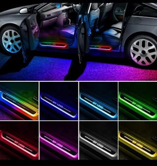 Listones umbral puerta Mercedes/AMG Luz LED