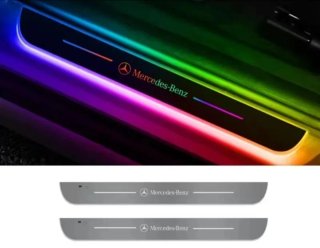 Listones umbral puerta Mercedes/AMG Luz LED