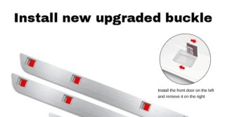 Listones umbral puerta Mercedes/AMG Luz LED