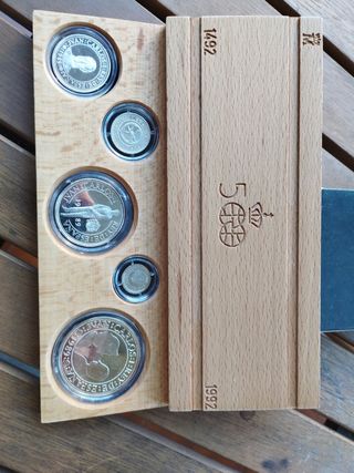 MONEDAS PLATA QUINTO CENTENARIO