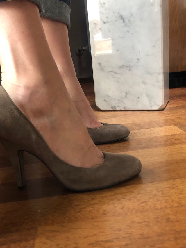 Decollete in camoscio tg 40IT