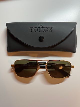 Gafas de sol Police vintage con su funda