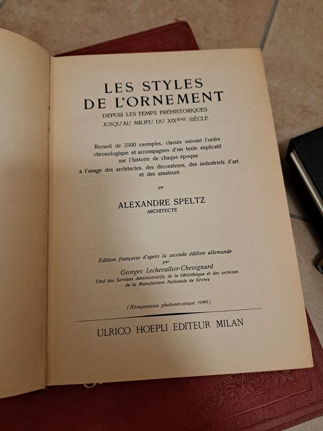 Les styles de l'ornament 1949