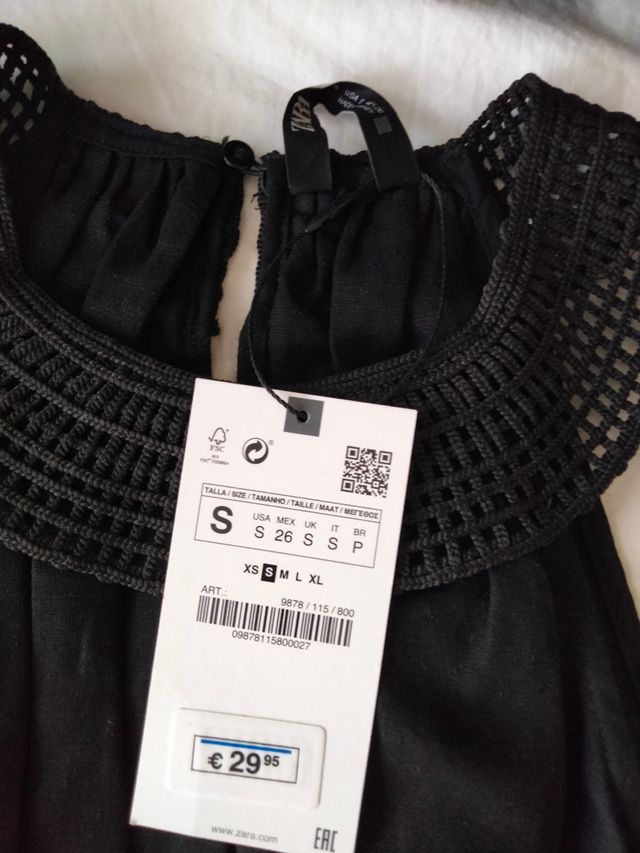 Camisa étnica de Zara talla S 