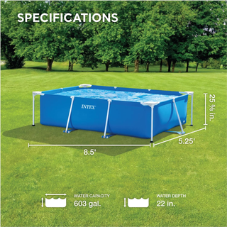 Piscina Fuori Terra Rettangolare Frame Rectangular