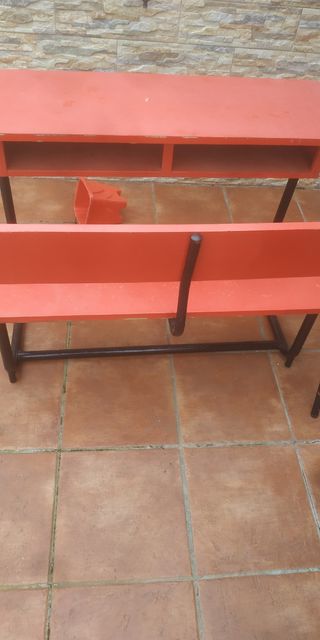 Pupitre escolar para 2 niños