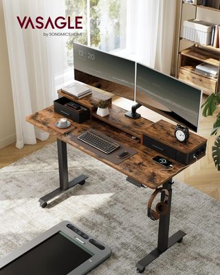 Scrivania Elettrica, 60 x 140 x (72-120) cm, Regol