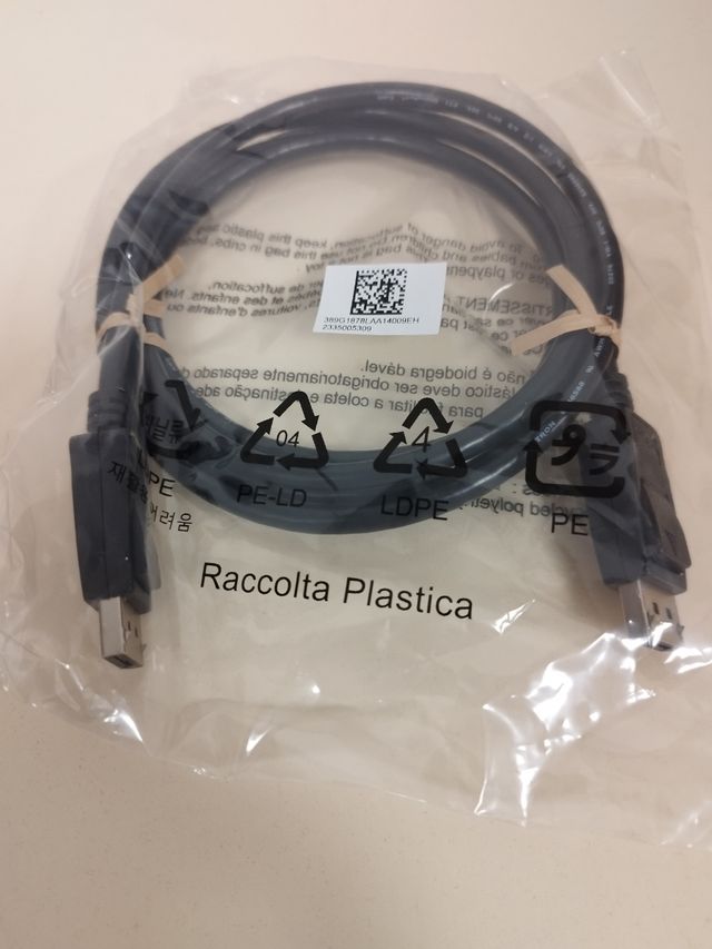 Cable displayport nuevo