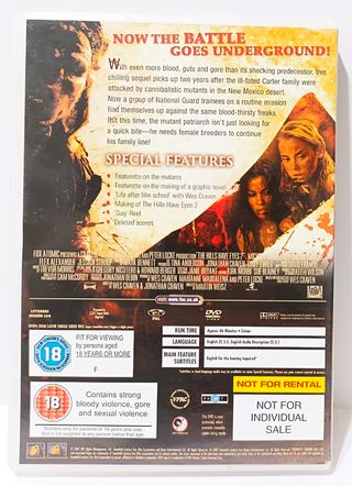 LOTE DVD THE HILLS HAVE EYES