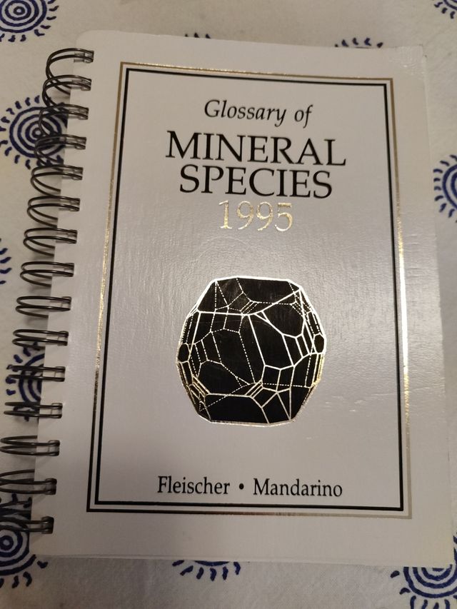 Glossary of Mineral Speccies