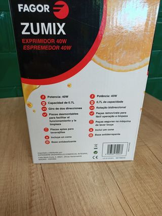 Exprimidor de Naranjas Zumix - F2 
