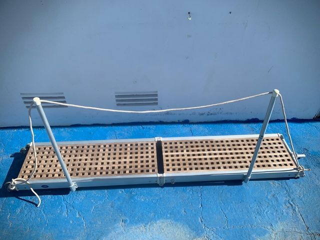 Pasarela plegable aluminio 2mts