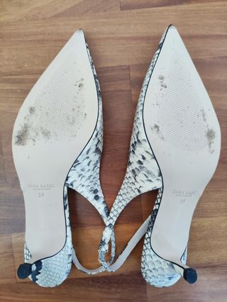 Zapatos de tacón de Zara 