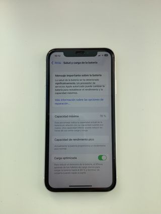 Iphone XR Blanco 64 gb