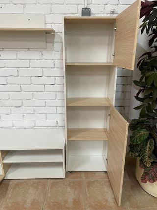 NUEVO!! MUEBLE DE SALON YURI BLANCO Y CAMBRIA