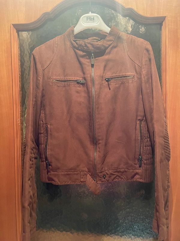 ZARA BASIC giubbino corto modello motociclista