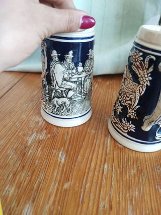 Set 5 boccali birra Germany più Caraffa vintage