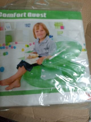 Poltrona gonfiabile bimbi blu