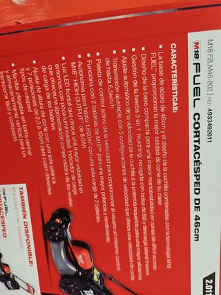 CORTACESPED MILWAUKEE DE 46 CMS