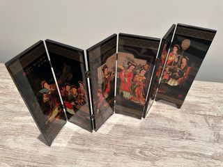 Biombo chino de mesa