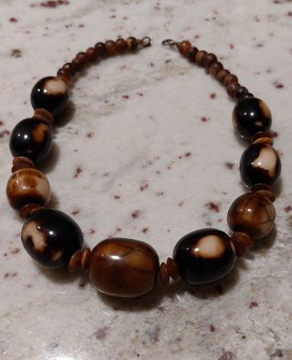 Gargantilla collar marron