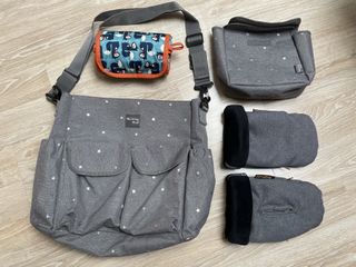 Bolso carro y manoplas de Invierno