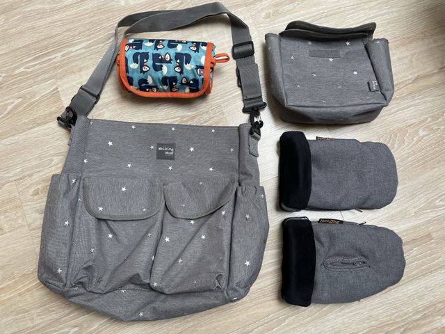 Bolso carro y manoplas de Invierno