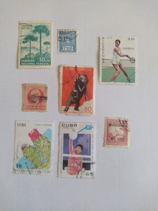 L~37.~ SELLOS DE AMÉRICA (8).