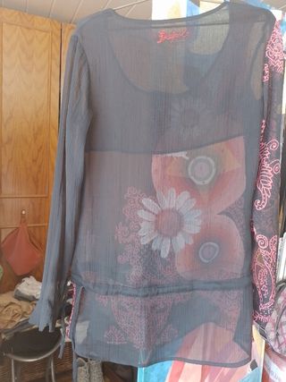 Blusón de gasa Desigual T/M