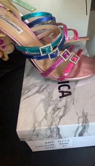 Sandali multicolor misura 37