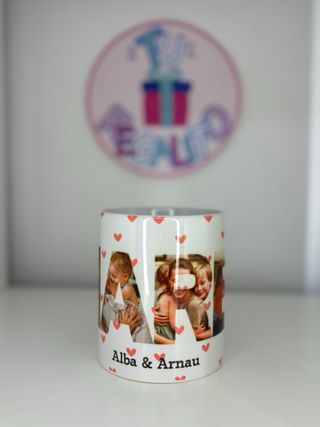Taza personalizada con fotografias
