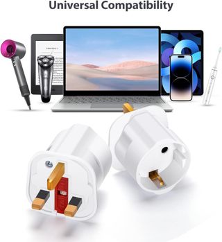 Adaptadores de enchufe para viaje de Europa -UK