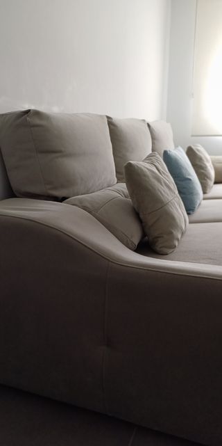 SOFÁ CHAISE LONGUE GRIS