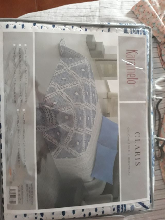 Colcha Bouti Karamelo cama 180 cm