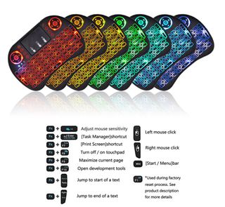 Mini Teclado inalámbrico 2,4G con Touchpad