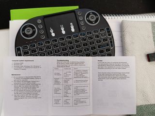 Mini Teclado inalámbrico 2,4G con Touchpad