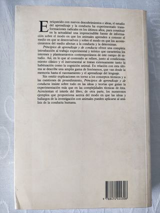 Principios de Aprendizaje y de Conducta