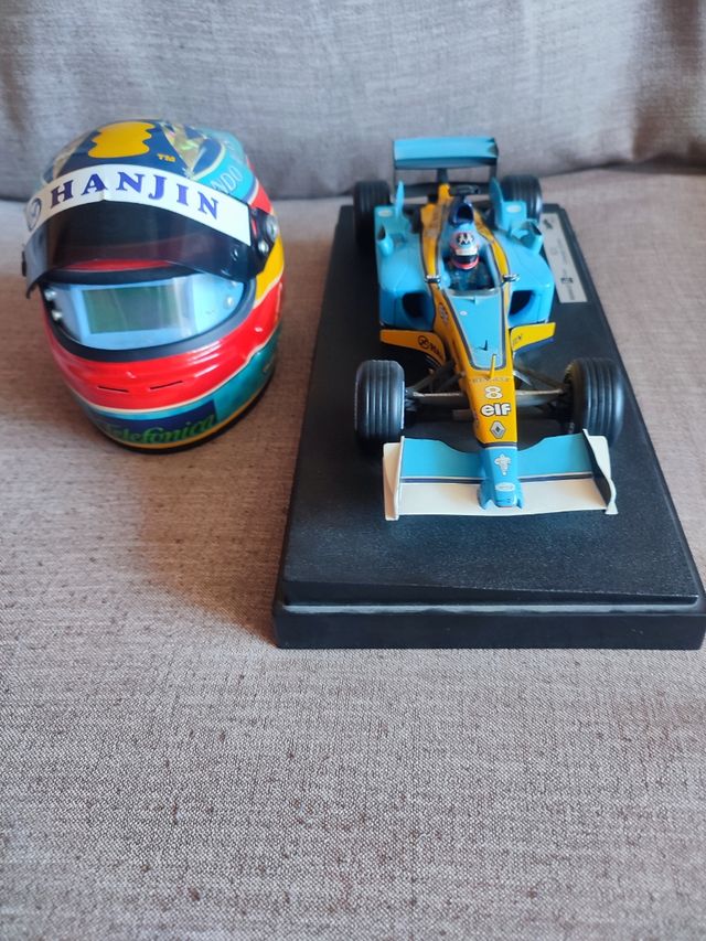 Casco despertador y coche