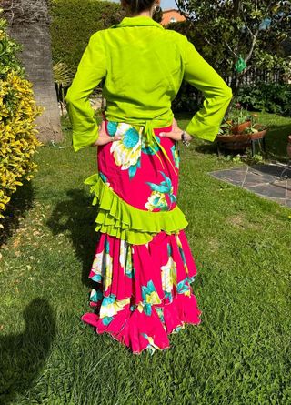 Vestido dos piezas flamenca