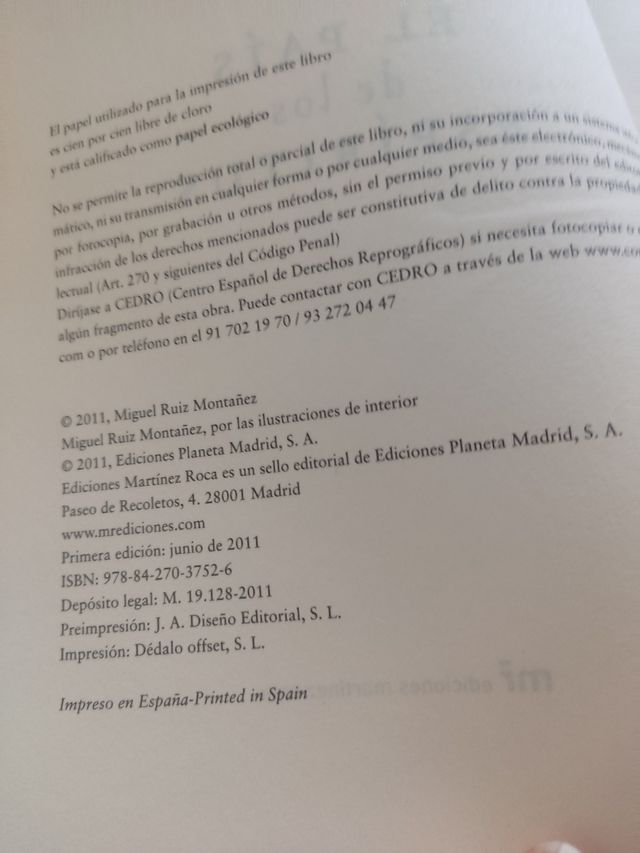 Sudadera negra y "El país de los espíritus