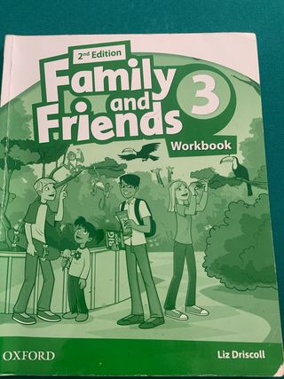 3 libros de  ingles Family and friends 3