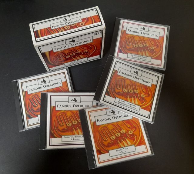 Colección música clásica 5 cds Famous Overtures