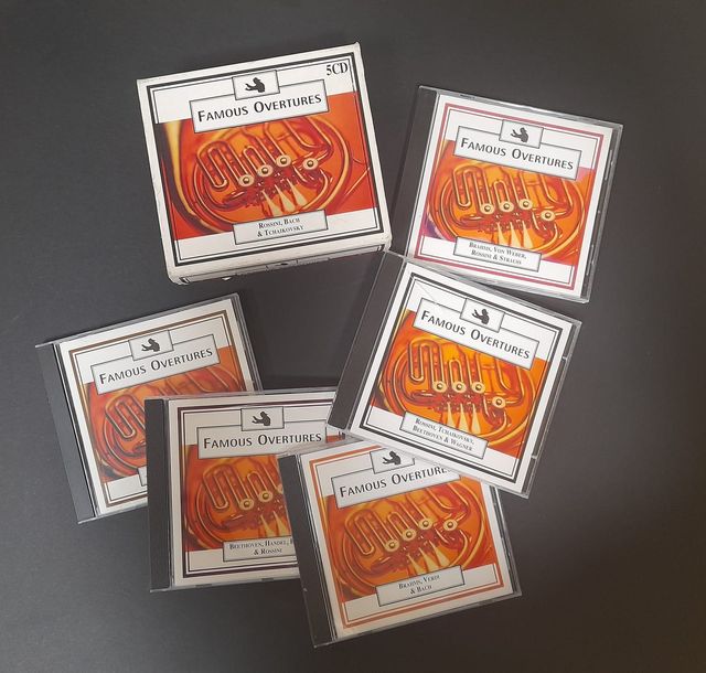 Colección música clásica 5 cds Famous Overtures