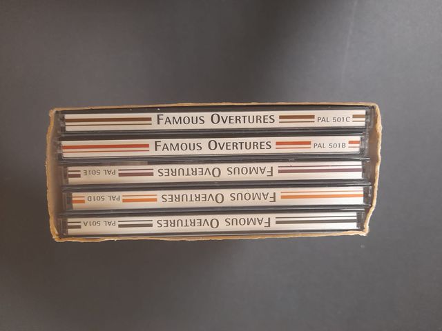 Colección música clásica 5 cds Famous Overtures