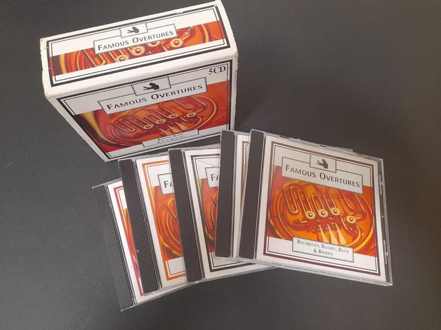 Colección música clásica 5 cds Famous Overtures